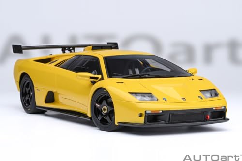 AUTOart 1/18 Scale Lamborghini Diablo GTR (Yellow) Finished Product 79138