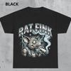 Smoking Rats Funny Meme T Shirt Grunge Rat Lover Weirdcore Trash Mammal Vintage Washed Top For Everyday Wear Soft Stretched
