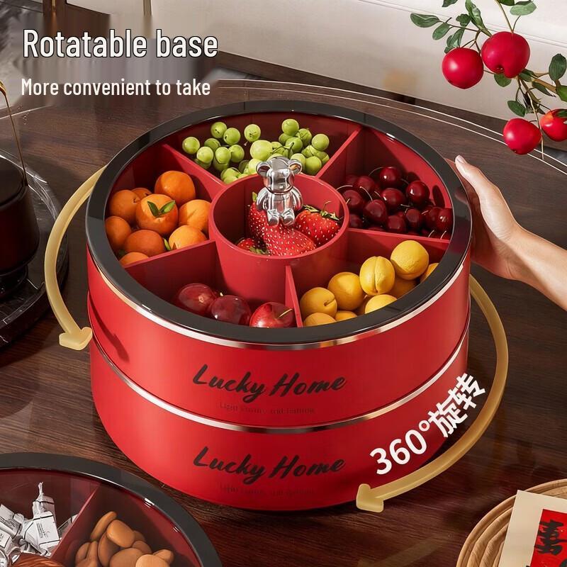 Rotatable Multi-Compartment Snack Platter