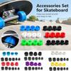 10pcs/set Multicolors Pivot Cups Kit Shock Proof Accessory  for Tricked Boards Longboard Double Kick