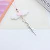 Fashionable Phone Rope Keychain Lovely Angel Wing Pendant Phone Straps Charm Stylish Keychain Accessory for Bag Wallet
