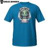 Spooky Green Zombie Bride Tee – Floral Veil Halloween Design