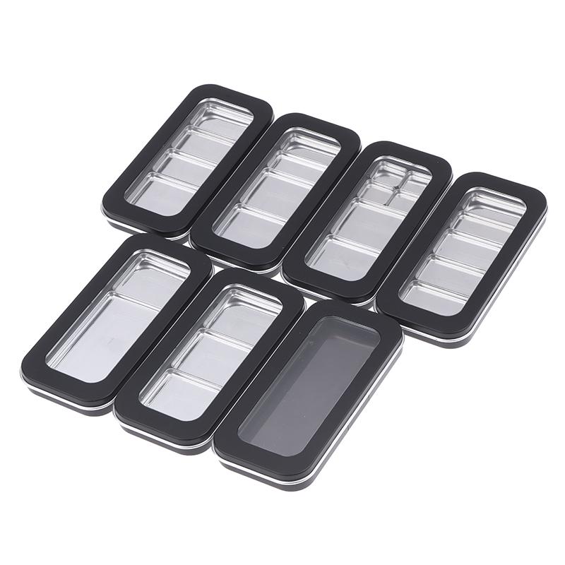 Empty Magnetic Eyeshadow Palette Refillable Black Clear Makeup Storage Case Box DIY Cosmetic Lipstick Foundation Blush Container