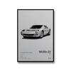 Famous Cars DEMON MACH 1 Canvas Wall Art Print Poster NSX TYPE R Decorative Mural Modern Home Decor Birthday Gift Unframed