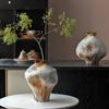 Ceramic Vase Kiln-transformed Coarse Earthenware Jars Flower Vase Flowerpot Chinese-style Retro Cans Home Decoration