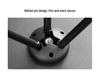 Adjustable Aluminum Folding Outdoor Table with Lamp Holder for Camping and Motorcycle Touring