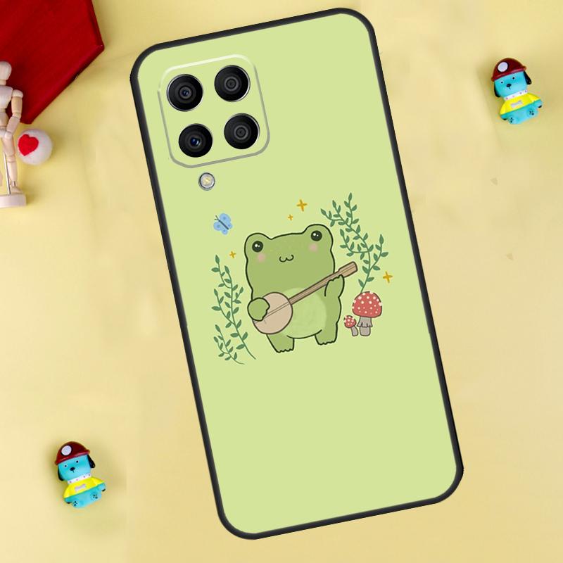 Frog Skateboard Cute Kawaii Case For Samsung Galaxy M33 M15 M55 M31 M13 M12 M14 M06 M16 M36 M56 M53 M32 M52 M35 M34 M54