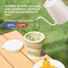 Silicone folding travel water cup outdoor water cup easy to carry water cup candy color