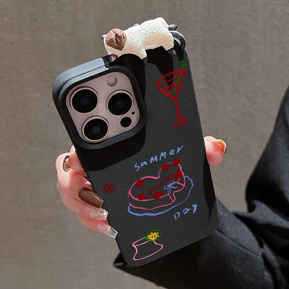 Painted Phone Case for iPhone 11 12 13 14 15 16 iPhone 11 12 13 14 15 16 Pro 12 13 14 15 16 Pro Max