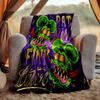 Rat Fink Power Flannel Blanket Soft Warm All-Season Throw, Design for Camping, Car Travel, Hiking Sofa, Bed, Office Perfect Gift for Parties