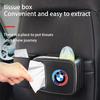 Car Seat Back Trash Bin Storage Box Drink Holder Organizer Car Goods For BMW 50th E39 E46 E90 E60 F10 F11 F20 F30 M 1 3 5 Series