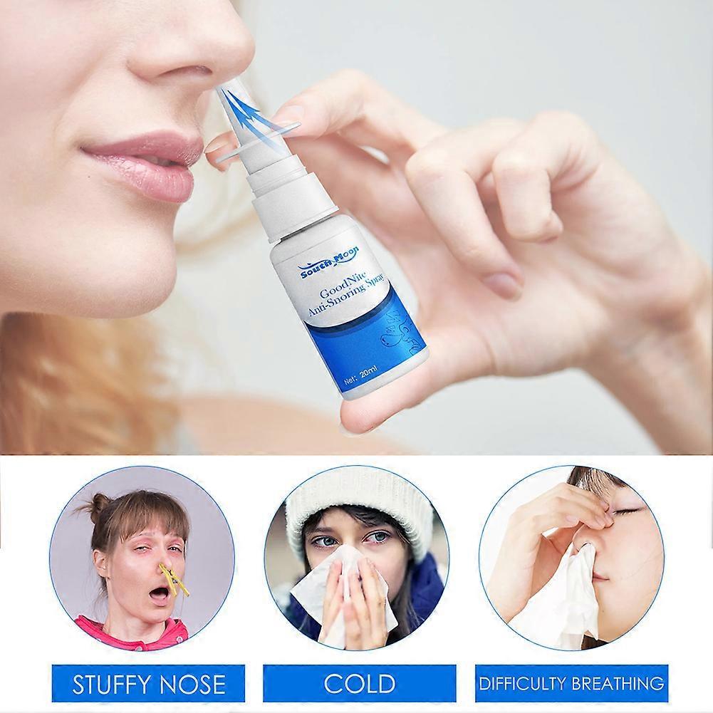 3 Pezzi Spray Nasale Anti Russamento Rende la Cavità Nasale Più Libera Migliora la Qualità del Sonno Congestione Nasale Più Facile Respirazione Migliore -aqwg