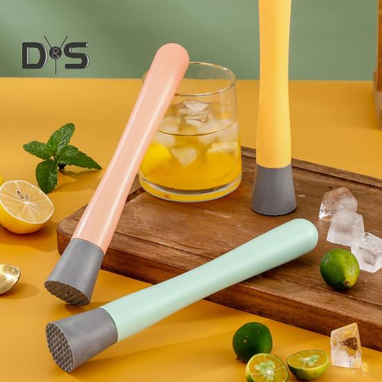 Easy To Clean Lemon Pressing Rod Long Handle Reliable Cocktail Muddler Lemon Muddler Bar Tool Muddler