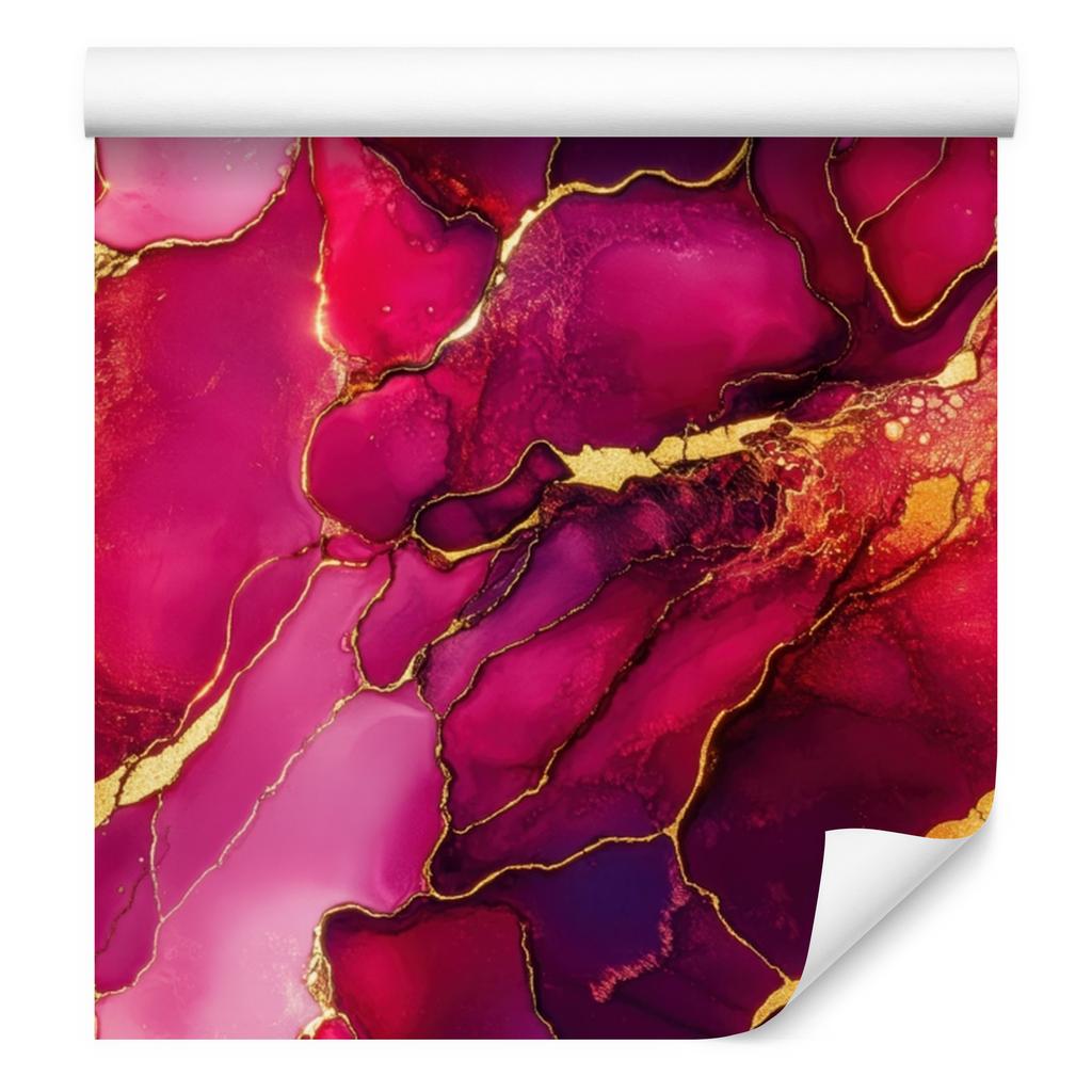 Ink Wallpaper Purple, Pink and Burgundy for Living Room and Bedroom 50x1000