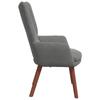 Armchair Dark Grey 63 X 67 X 94 Cm Velvet