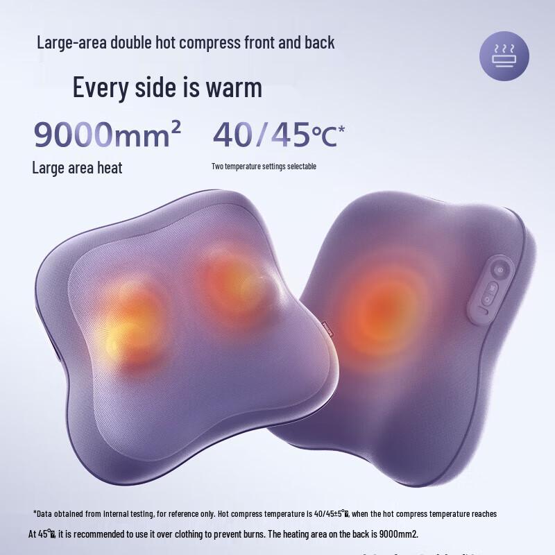 Philips PPM3115B Portable Heating Massage Cushion