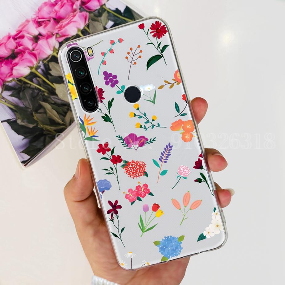 For Xiaomi Redmi Note 8 Case Redmi Note 8T Clear Silicone Soft Slim Phone Case For Xiaomi Redmi Note 8 Pro Note8 Back Cover Capa