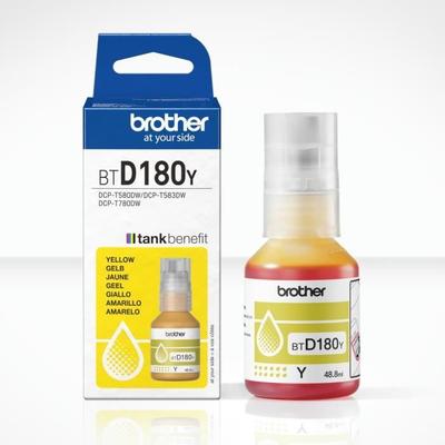 Ink Bottle - Brother - BTD180Y - Yellow - 5000 Pages - Unit - Standard