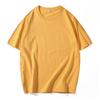 Short-sleeved T-shirt Hong Kong style loose T-shirt pure cotton half-sleeved men's short-sleeved small shoulder-length combed couple T-shirt
