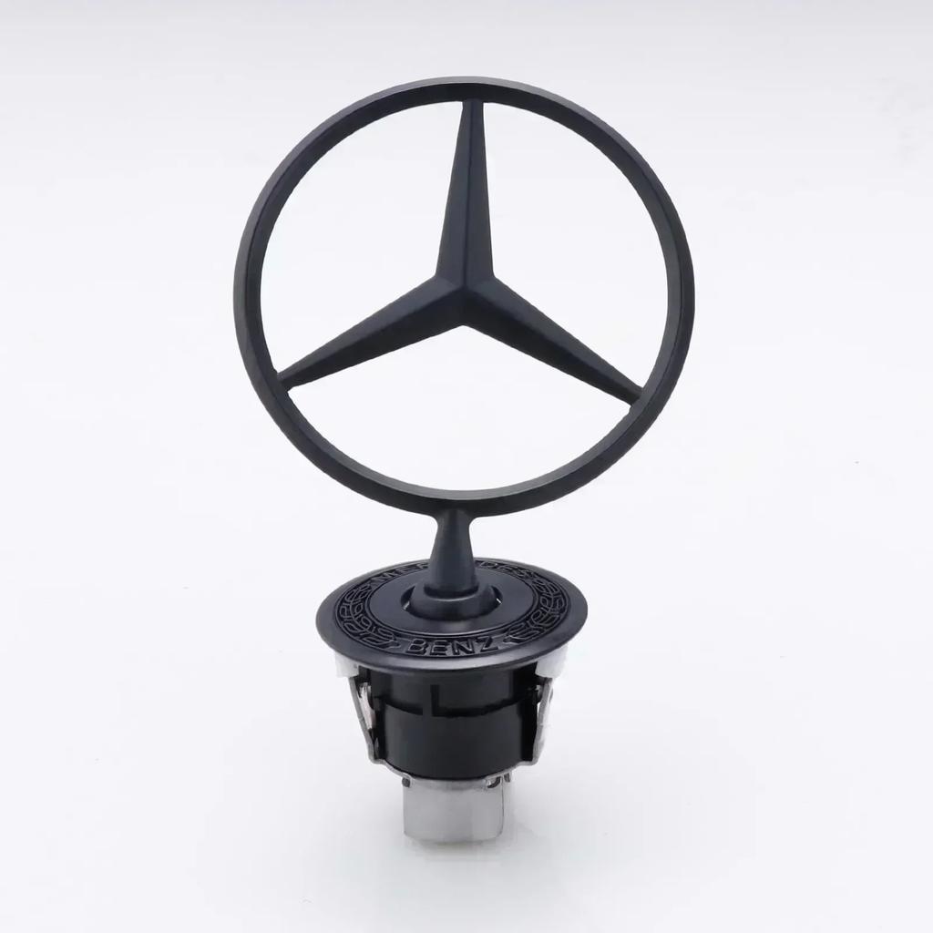 CRU1 Car Engine Hood Emblem Front Bonnet Chrome Mark Accessorie For Mercedes Benz C E S Class W204 W205 W212 W213 W211 W220 W222 W223