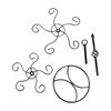 Elegant Tabletop Wine Cup Holder Double Layer Wine Glass Organizers Metal Wine Holder Metal Texture for Home Use