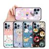 Pouzdro na telefon z tvrzeného skla pro Samsung A06 A12 A16 A22 A32 A34 A53 A56 S20FE S23 S25 iPhone 11 12 13 14 15 16 17 Měkký okraj Nárazuvzdorný Hladký kryt