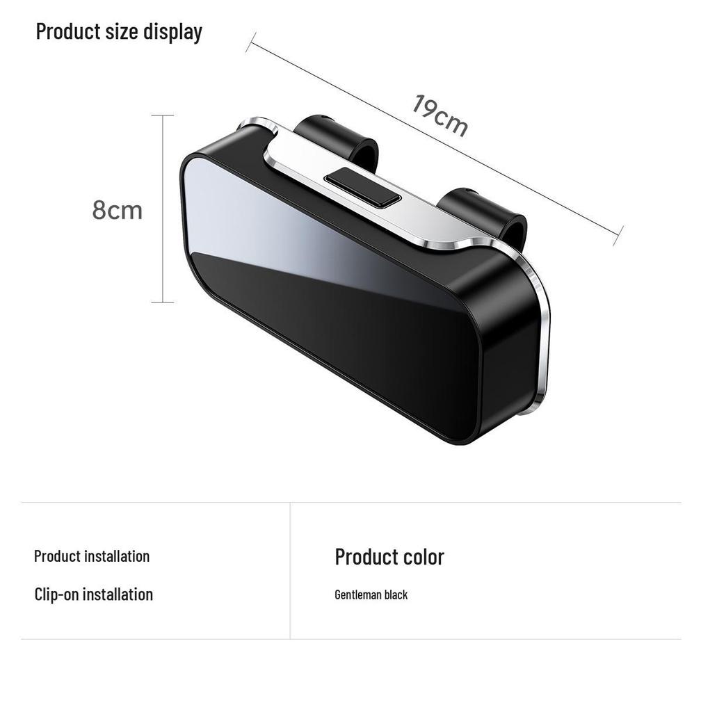Universal Car-Mounted Sun Visor Glasses Case & Multifunctional Ticket Storage Clip