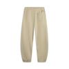 Li Ning CF Outdoor Tapered Loose Waist Slimming Banana Pants Casual Pants Men pants Fleece-Mouse-Brown AKLV805-1