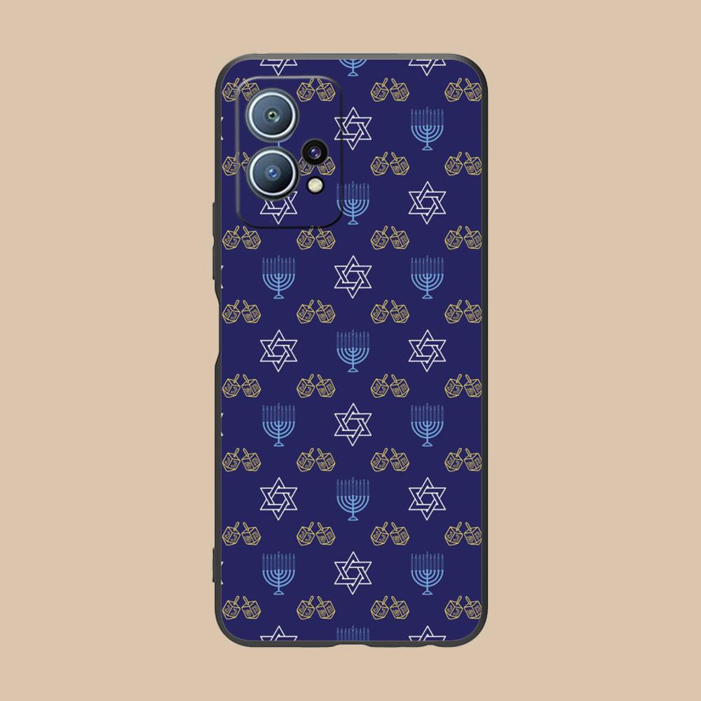 Jewish Hanukkah Mobile Phone Case for Huawei P60 P50 P40 P30 P20 P10 P9 P8 Pro Lite Plus Colorful Printing Cover Cover Luxury