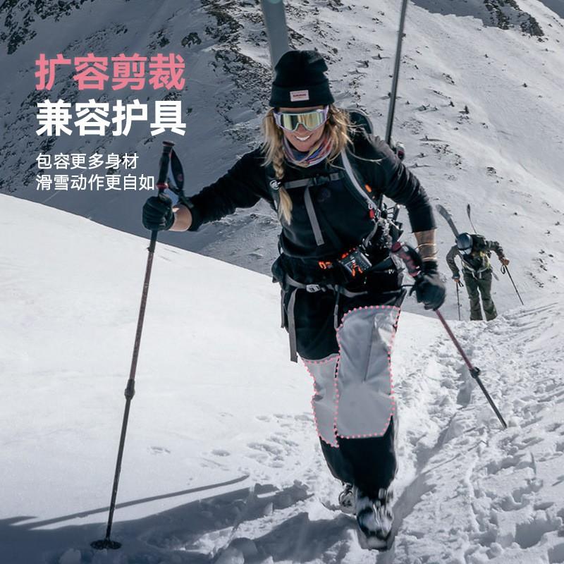 Unisex Ski Pants Waterproof Windproof Thermal Insulated Snowboarding Trousers Men Women Outdoor Winter Sports
