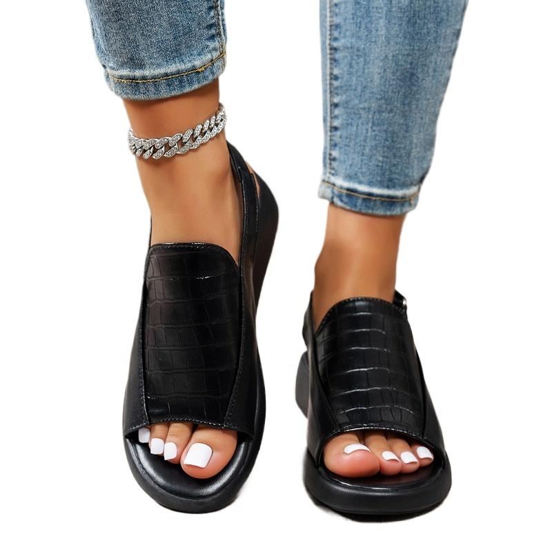 Fashion 2025 Summer New Rome Sandals Outdoor Casual Platform Comfortable Women's Shoes Wedges Open Toe Mixed Colors Hot Sale Sandals