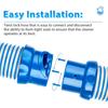 Pool Cleaner Hose Twist Lock Hose Replacement for  X7  T5 MX6 MX8 Swimming Pool Cleaner Easy Installation