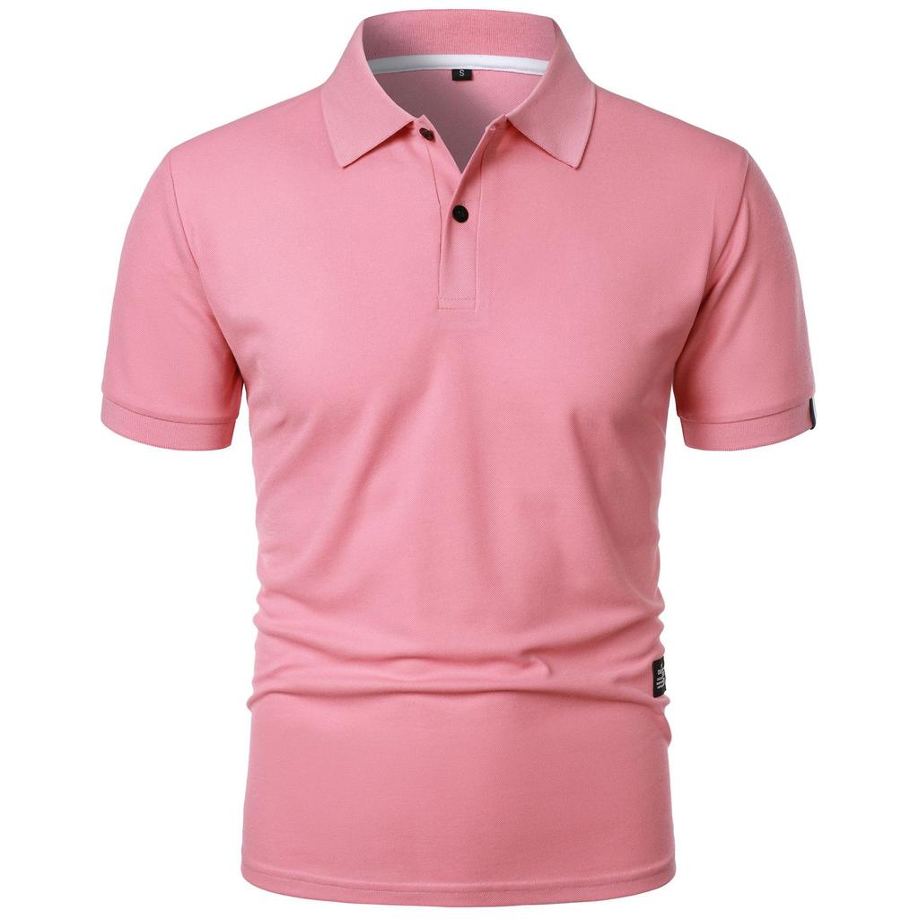 Herrenmode Sommer Polo T-Shirt Lässiges Atmungsaktives Oberteil Reverskragen Hals Kurzarm Bequemes Sport T-Shirt Yasheng