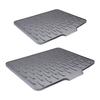 Multi Functional Silicone Sloped Drying Mat Heatproof Non Slip Pad Kitchen Sink Drying Mat for Kitchen Countertop Dishes
