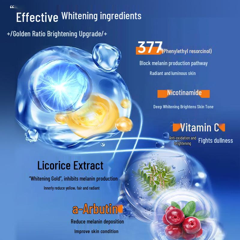 MH377 Light Translucent Spot Fading Essence with Hydrating and Moisturizing Lotion for Oil Control.