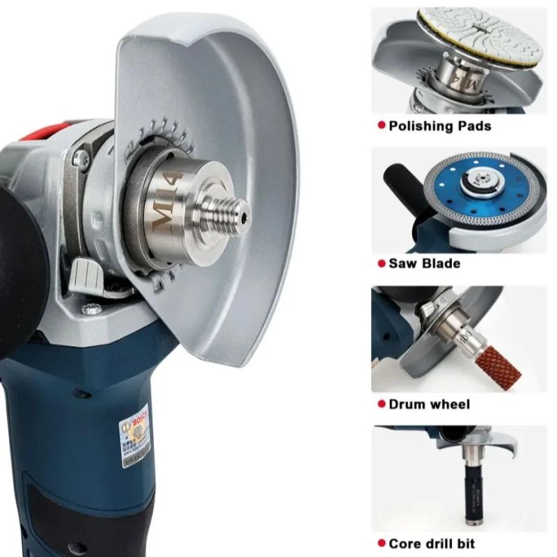 Angle Grinder Polish Discs Upgrade X Lock Adapter To M14 Or 5/8"-11 Thread For Angle Grinder Cutting Diamond Core Drill Bit