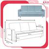 Sofa Sofa Alicja Sofa Bed Bonell Bed Family Furniture Blue