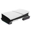 Supporto Orizzontale con Luce LED RGB per Console PS5 Slim, Supporto Accessori con 14 Modalità di Luce e Porte USB a 4 Porte