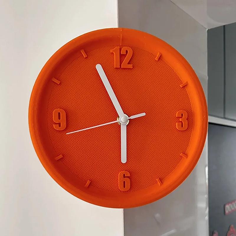 Corner Clocks Creative Wall Clocks Elegant Minimalism Clock Watch Digital Design Living Room Clock Modern Home Aesthetic Decoration Accessories