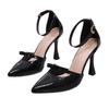 Women's Pointed Toe Bow Strap High Heels: Spring & Autumn Collection