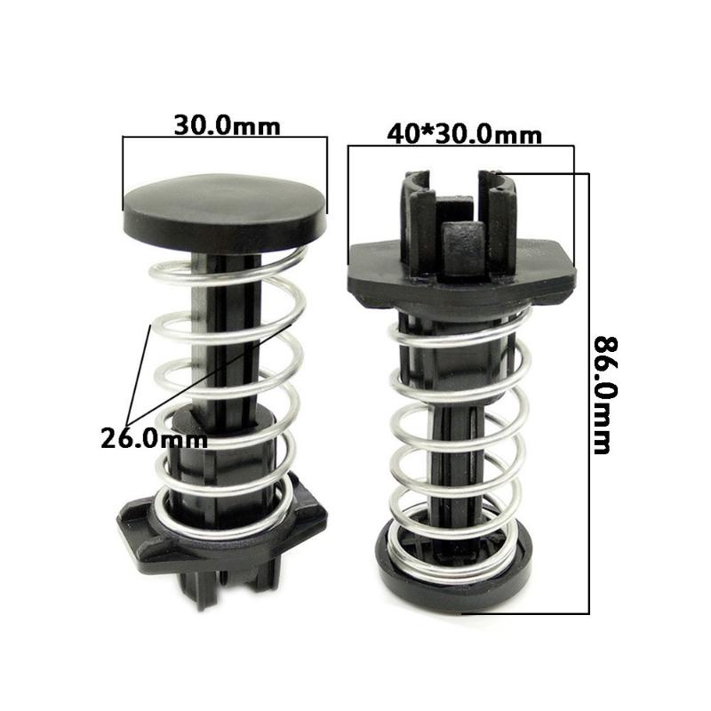 Automotive Engine Hood Spring Clips A2048800227 2048800127 High Strength Safety Fastener Parts for Vehicle Repair