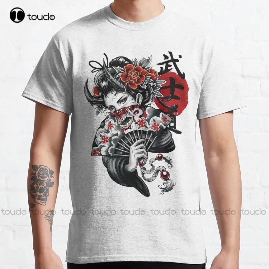 Japanese Geisha Girl Vaporwave Cyber Popart Urban Style Classic TShirt T Shirts For Unisex Funny Art Streetwear Cartoon Tee