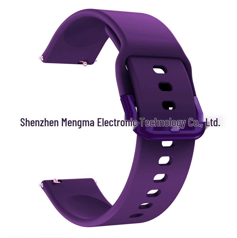 Samsung Galaxy Active2 Silicone Watch Band, Compatible with 20/22mm Watches, Including Huawei GT5.