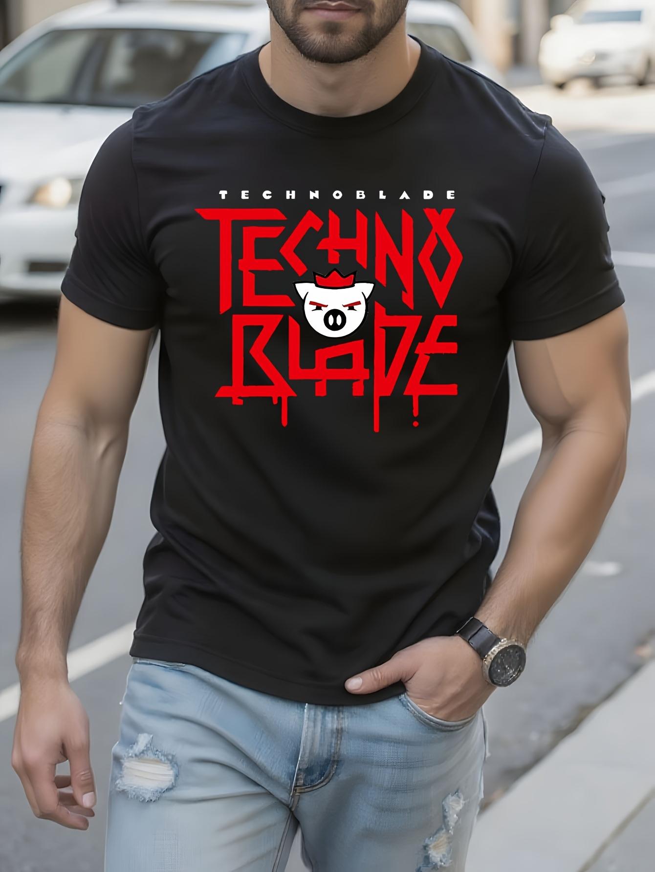 Funny Tshirt Funny Technoblade Never Dies Cartoon Graphic... XXXXL