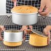 2/4/6/8/10Inchround Aluminum Cake Pan - Non Stick Cheesecake Mold For Bread, Pudding & Desserts | Home Baking Tools