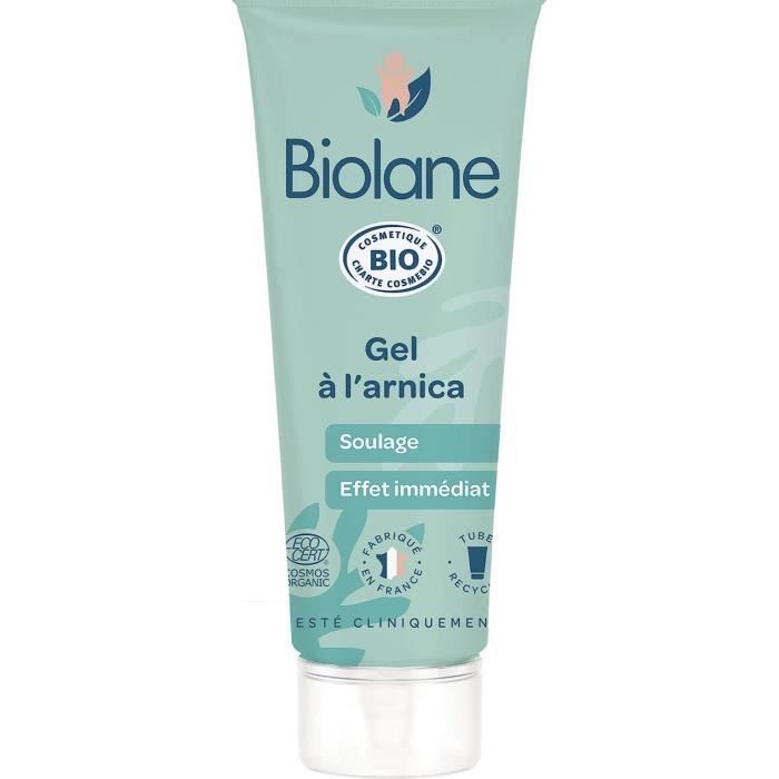 Gel à l'arnica - Biolane - Gel apaisant - Certifié biologique - Pour bébé - Fraîcheur immédiate