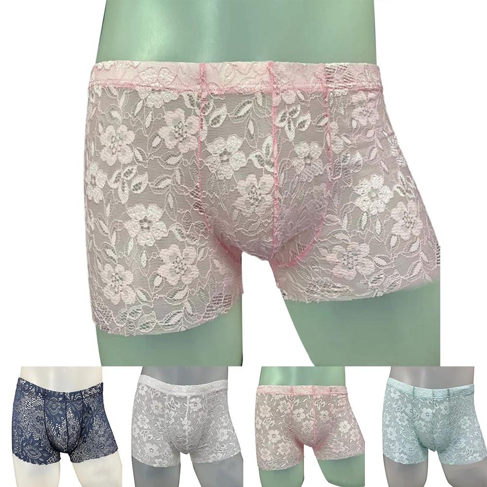 Daily Panties Underwear Lace Low Waist Mens Pouch Sexy