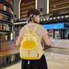Trendy Urban Canvas Backpack With Soft Structure And Internal Pockets Document