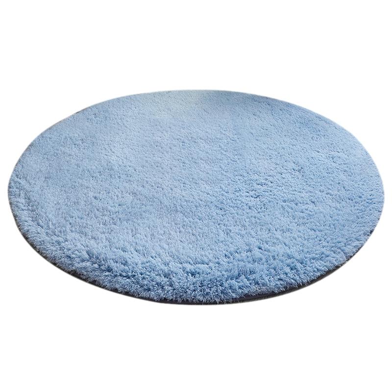 Plush Round Rug For Floor Living Room Nordic Round Mat Plush Area Carpet Shaggy Rug For Room Decor Prayer Mat Tapetes De Quarto