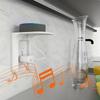 2PCS No Drilling Switch Storage Rack Plastic USB Rack Convenient Wall Outlet Shelf  Living Room